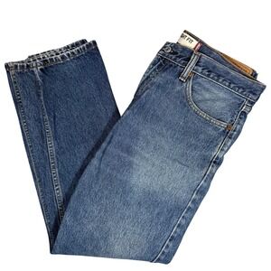 Levis 505 Straight Fit Jeans Blue Denim Classic‎ Casual Pants Mens Size W36xL30
